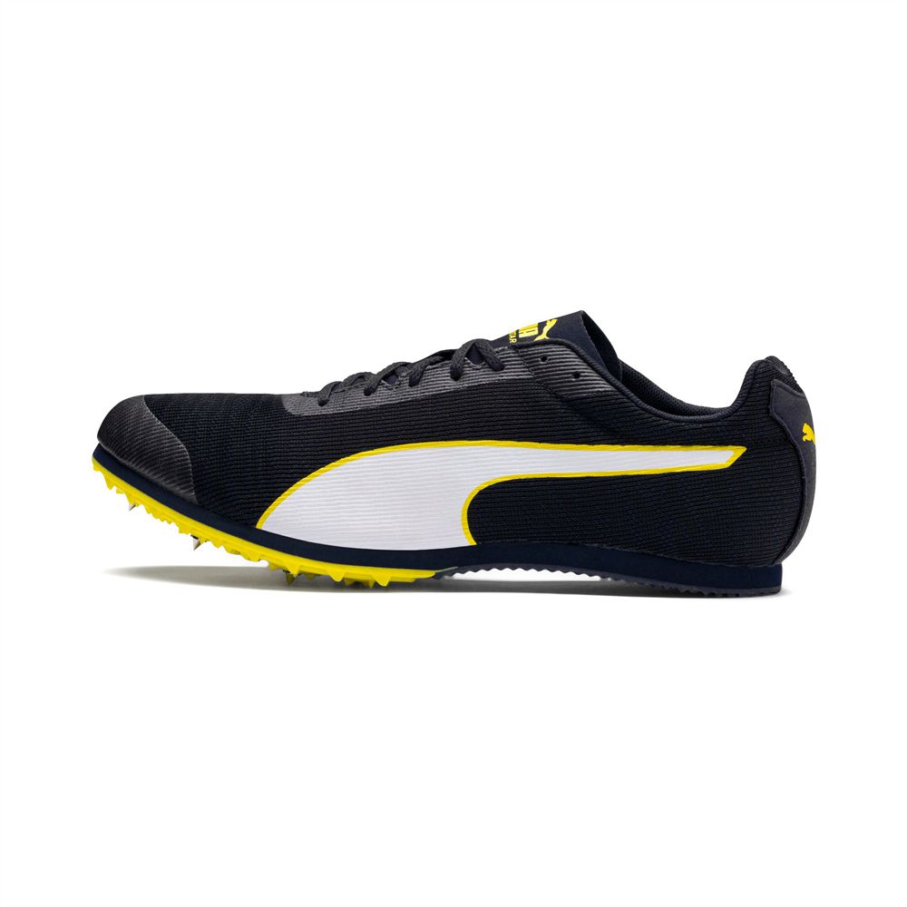 Puma evoSPEED Star 6 Férfi Szöges Cipő - Sötétkék/Fekete/Sárga ( Hungary - LNDKG1052 )